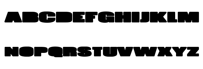 JUMBO BURN Font LOWERCASE