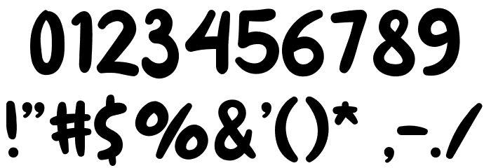 JUMBOJIM Font OTHER CHARS