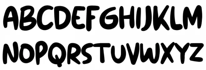 JUMBOJIM Font UPPERCASE