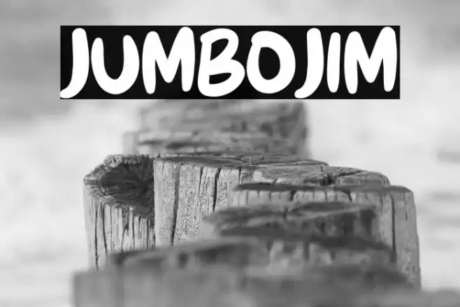 JUMBOJIM Font examples