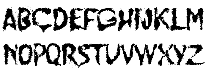 JUMP BURN IP 2012 Font LOWERCASE