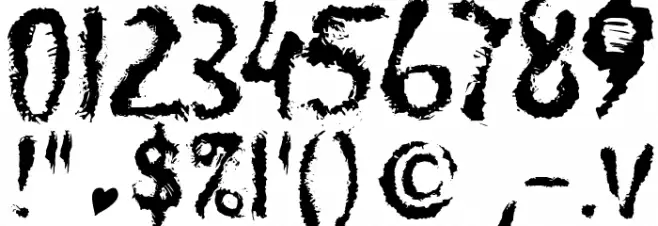 JUMP BURN IP Font OTHER CHARS