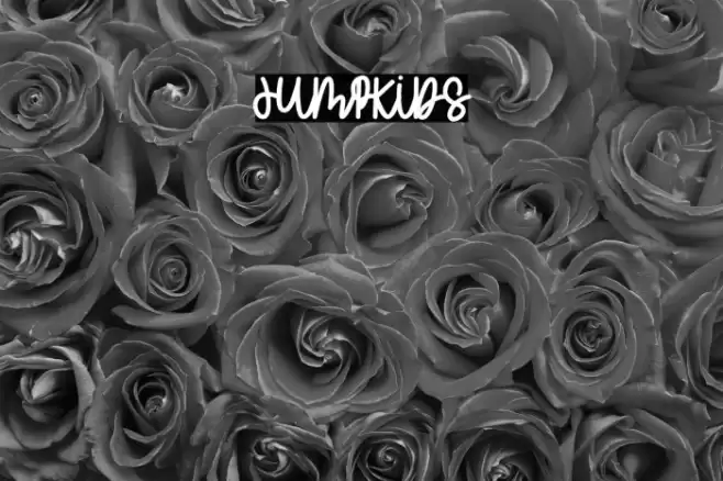 JUMPKiDS Font examples