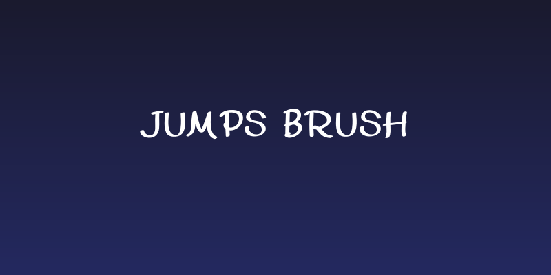 JUMPS BRUSH Social Header