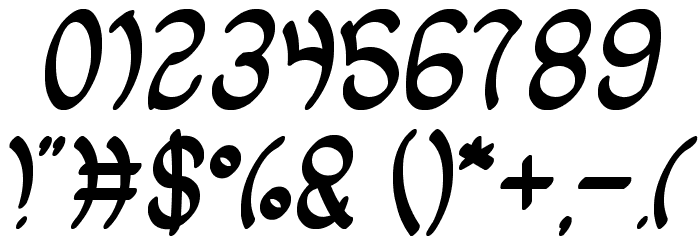 JUMPSTREET Font OTHER CHARS