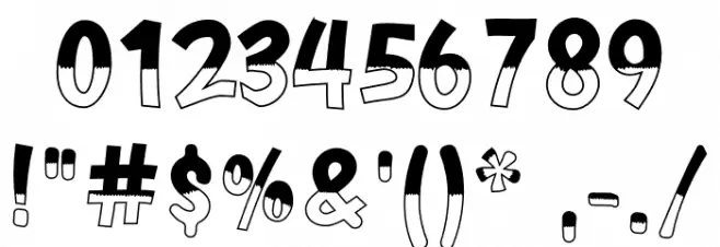 JUNGGLE Font OTHER CHARS