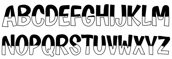 JUNGGLE Font LOWERCASE