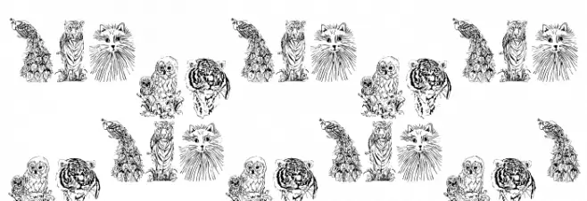 JUNGLE BUNCH フォント 小文字