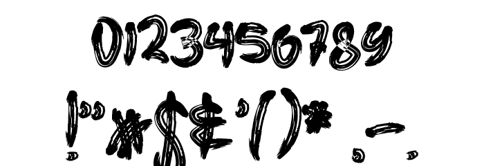 JUNGLE TO JUNGLE Font OTHER CHARS