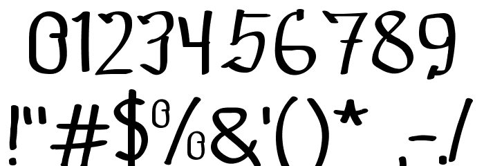 JUNKRIK Font OTHER CHARS