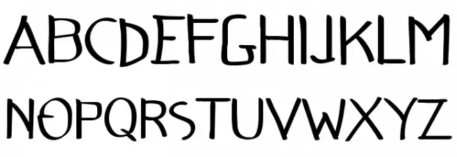 JUNKRIK Schriftart Groß
