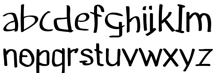 JUNKRIK Font LOWERCASE