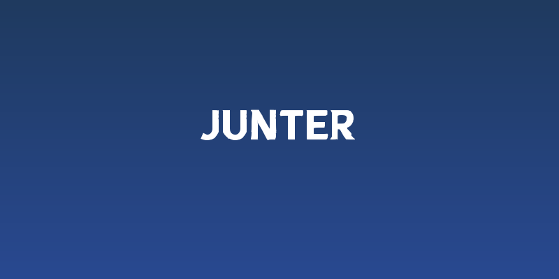JUNTER Social Header