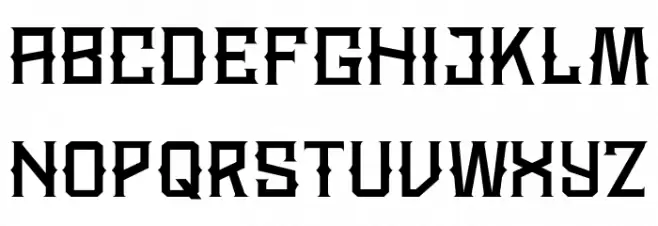 JURASICK خط أحرف صغيرة