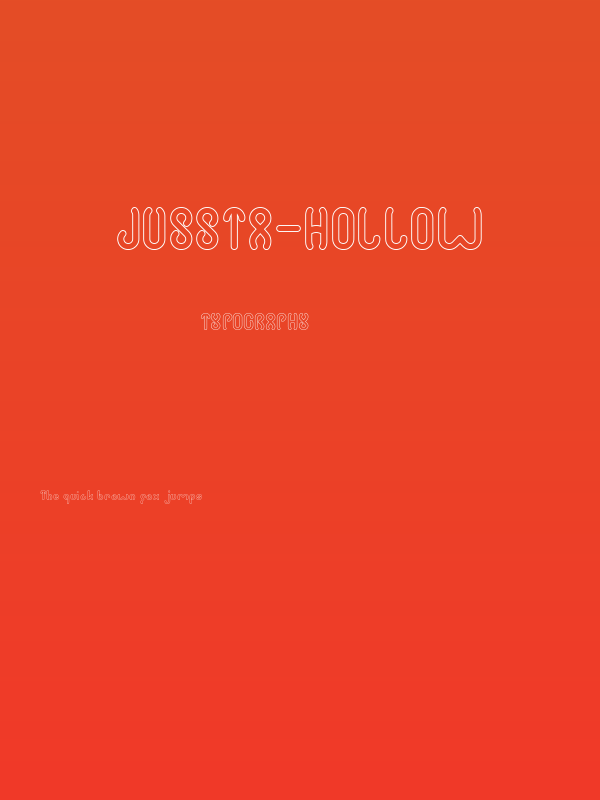 JUSSTA-Hollow Poster