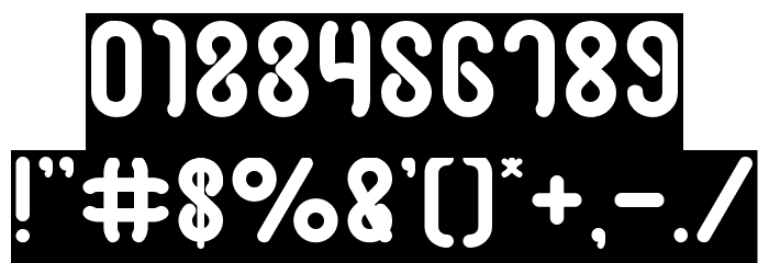 JUSSTA-Inverse Font OTHER CHARS