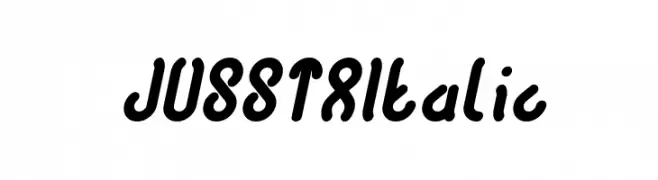 JUSSTA Italic  नि: शुल्क फ़ॉन्ट्स डाउनलोड