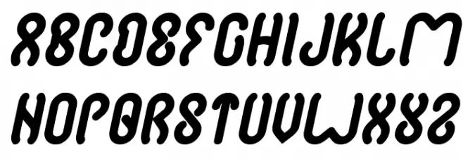 JUSSTA Italic Polices MAJUSCULES