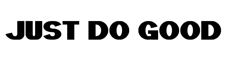 JUST DO GOOD  Free Fonts Download