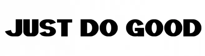 JUST DO GOOD  Frei Schriftart Herunterladen