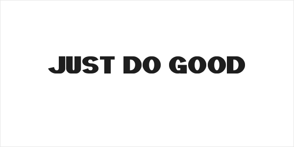JUST DO GOOD Logo
