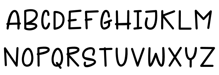 JUSTFUN Font LOWERCASE