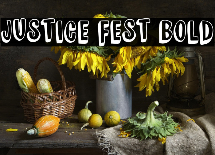 JUSTICE FEST Bold Example 1