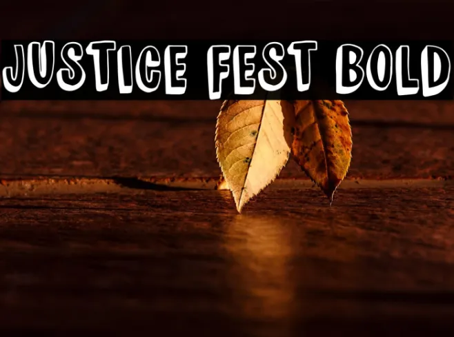 JUSTICE FEST Bold Example 2