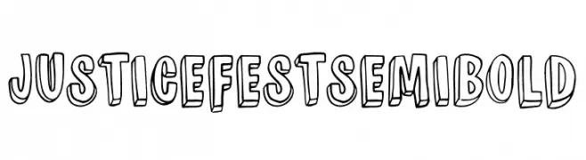 JUSTICE FEST Semibold  لخطوط تنزيل