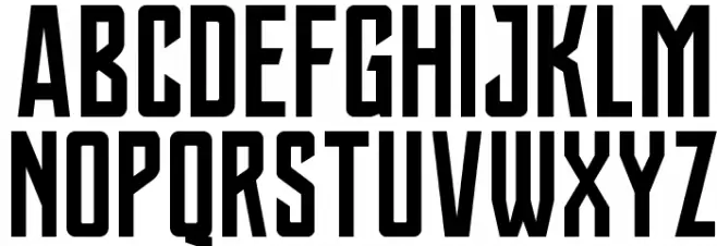 JUSTICE LEAGUE Schriftart Groß