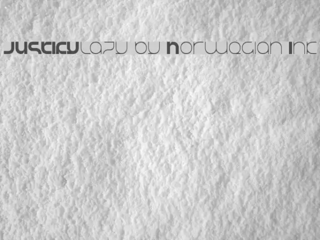 JUSTIFYlazy by Norwegian Ink Polices examples
