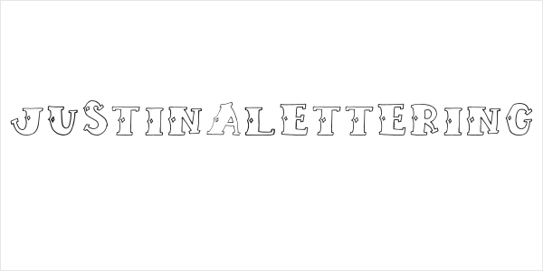 JUSTINALETTERING Logo