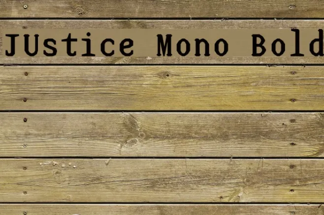 JUstice Mono Bold Example 1