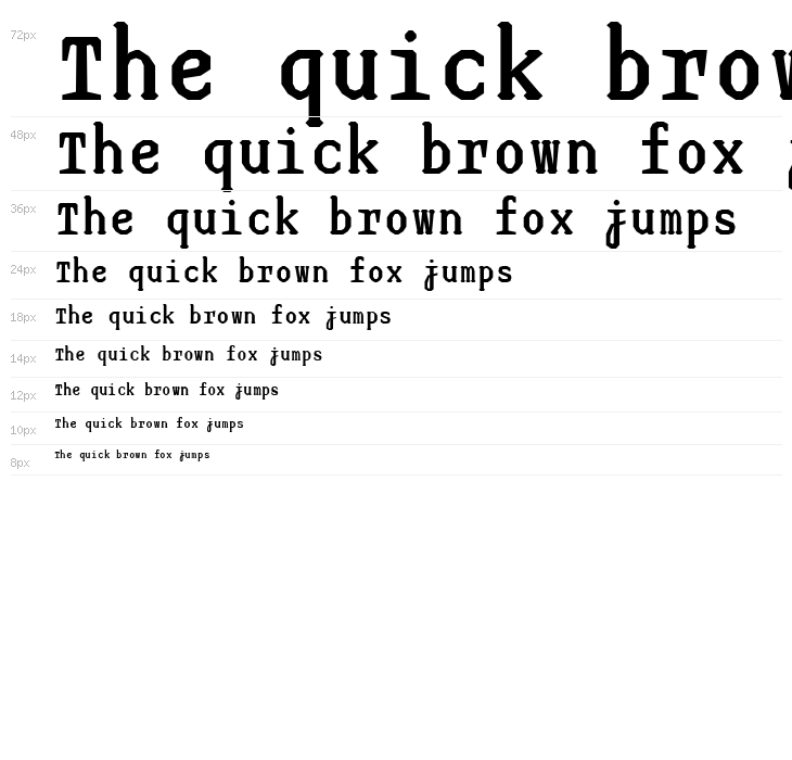 JUstice Mono Bold Waterfall