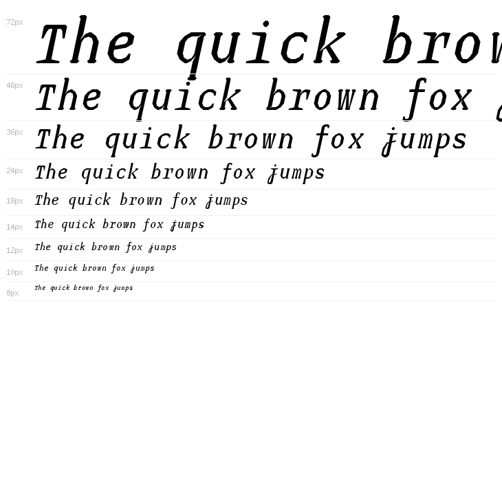 JUstice Mono Oblique Waterfall