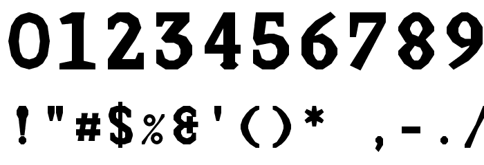 JUstice Mono Title Font OTHER CHARS