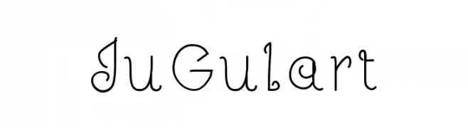 JuGulart  Frei Schriftart Herunterladen