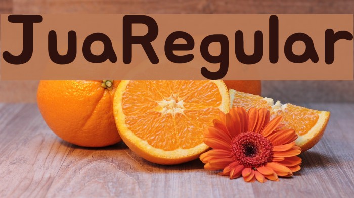Jua Regular Font examples
