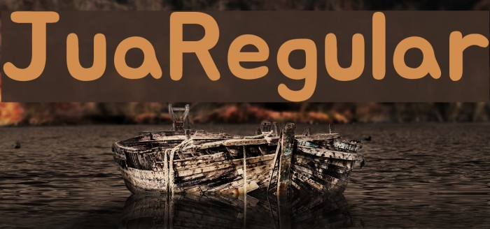 Jua Regular Font examples