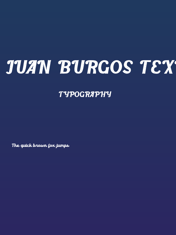 Juan Burgos Texture Poster