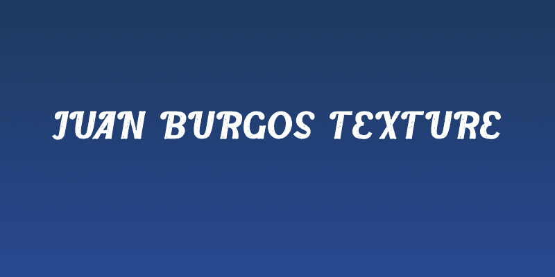 Juan Burgos Texture Social Header