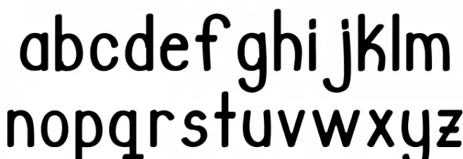 JuanMikes फ़ॉन्ट लोअरकेस