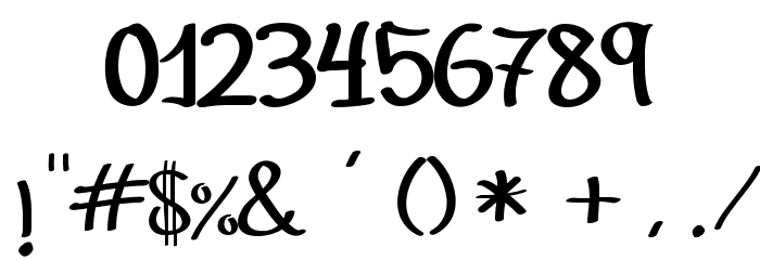 Juanalzada Font OTHER CHARS