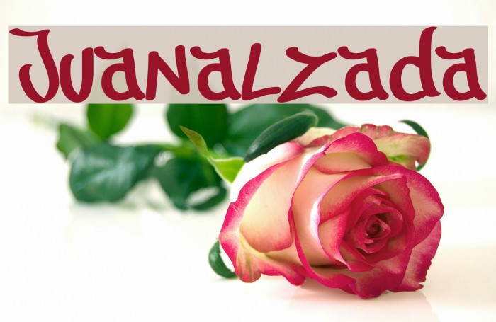 Juanalzada Font examples