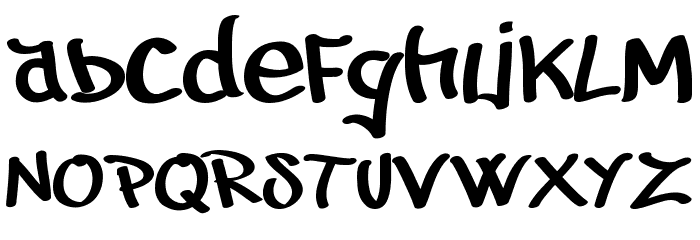 Juanalzada Font LOWERCASE