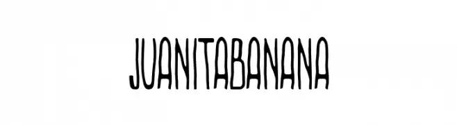 Juanita Banana Font