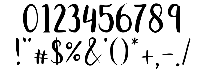 Juanita Brush Smooth Script Font OTHER CHARS