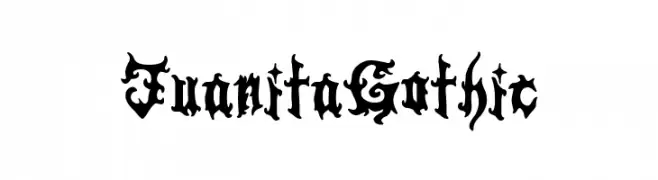 Juanita Gothic  フリーフォントのダウンロード