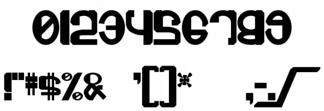 Jubie Font OTHER CHARS