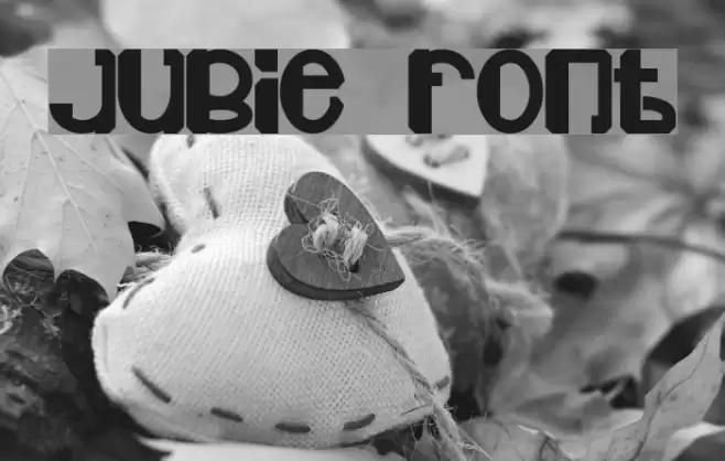Jubie Font examples